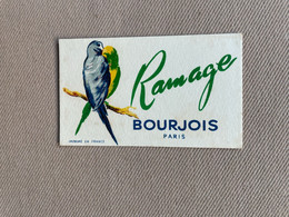 Carte De Parfum / Parfumkaart - Ramage BOURJOIS Paris - Non Classificati