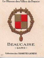 30 BEAUCAIRE GARD BLASON CIGARETTES PUBLICITE LAURENS - Advertising Items