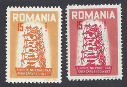 ROMANIA 1957 - Europa - 2 Valori | - 1957