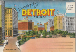 Souvenir Folder Of Detroit, Michigan - Detroit