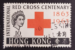 1963 The 100th Anniversary Of Red Cross, Hong Kong, China, Used - Gebruikt