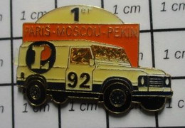 413i Pin's Pins / Beau Et Rare / AUTOMOBILES / RALLYE PARIS MOSCOU PEKIN 4x4 MAGASIN LECLERC - Rallye