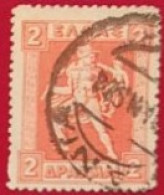 GRECIA 1913 HERMES 2 D - Usati