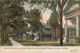 Queen's Avenue, Looking West From Wellington Street, London, Ontario - London