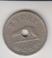 Groenlandia, Moneta 25 Ore Hcn 1926 Orso Polare - Grönland