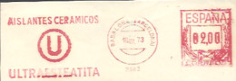 FRANQUEO MECANICO BADALONA-BARCELONA 1973  6X15 - Macchine Per Obliterare (EMA)