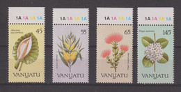 Vanuatu 1990 Fleurs 838-41, 4 Val ** MNH - Vanuatu (1980-...)