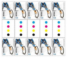 AUSTRALIA 2023 Kurt Fearnley’s Racing Wheelchair,World Championship,Physical Handicap,Museum (**) Gutter Strip Of 10 MNH - Unused Stamps