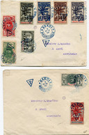 MAURITANIE LETTRES AFFRANCHIES AVEC DES TIMBRES-TAXE DEPART KAEDI 9 OCT 06  POUR LA MAURITANIE ( Signées CALVES )  RR - Brieven En Documenten