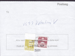 Denmark Regning Manglende Porto Bill TAXE Postage Due USA Line Cds. SKÅRUP FYN POSTEKSPEDITION 1994 Postsag (2 Scans) - Lettres & Documents