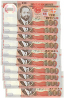 Mozambique 10x 100 Meticais 2011 UNC - Mozambique