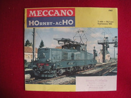 1963 Catalogue De Jouets Meccano Trains Hornby-AcHO- 21.5x19.3 Cm Dos Scanné - Andere & Zonder Classificatie