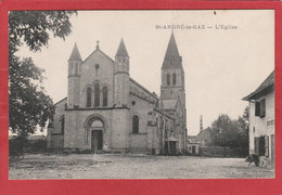 Isère - St André Le Gaz - L'église - Saint-André-le-Gaz