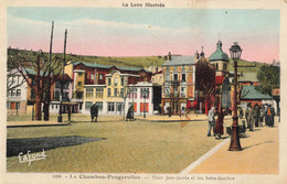 Le Chambon Feugerolles * Place Jean Jaurès Et Les Bains Douches - Le Chambon Feugerolles