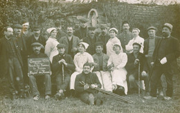 Mauzé Sur Le Mignon * Carte Photo * Hôpital Militaire Campagne 1914 Union Des Femmes De France * Croix Rouge Red Cross - Mauze Sur Le Mignon