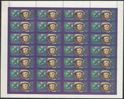 UdSSR 1983 MiNr.5283 ** Postfrisch Bogen Komplett 20.Jahrestag Des Erste Weltraumfluges Einer Frau ( Bg.2 ) - Full Sheets