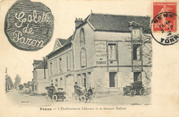 YONNE  PARON  Etablissement Chicouet Et Sa Fameuse Galette - Paron