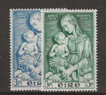 1954 MNH Ireland Mi120-21 Postfris** - Ongebruikt