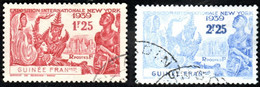 Détail De La Série Exposition Internationale De New York Obl. Guinée N° 151 Et 152 - 1939 Exposition Internationale De New-York