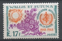 WALLIS FUTUNA 1968 N° 172 ** Neuf MNH Superbe C 7,50 € OMS Organisation Mondiale Santé Médecine Medicine Fleurs - Ongebruikt