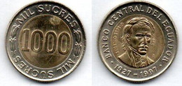 MA 19465 / Equateur -Ecuador -Ekuador 1000 Sucres 1997 SUP - Ecuador