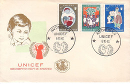 FDI 'First Day Issue' 1154 , 1157 , 1158 -Série Incomplète - Grand Format - 1951-1960