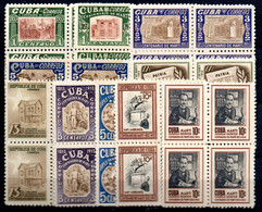 10043 CUBA 1953 Jose Marti Birth Centenary. Regulars Bk4 MNH - Unused Stamps