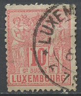 Luxembourg - Luxemburg 1882-91 Y&T N°51 - Michel N°49 (o) - 10c Chiffre - 1882 Allegory