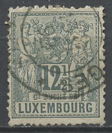 Luxembourg - Luxemburg 1882-91 Y&T N°52 - Michel N°50 (o) - 12,5c Chiffre - 1882 Allegory