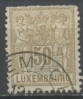 Luxembourg - Luxemburg 1882-91 Y&T N°56 - Michel N°54 (o) - 50c Chiffre - 1882 Allegorie