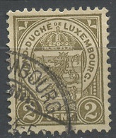 Luxembourg - Luxemburg 1907-19 Y&T N°90 - Michel N°85 (o) - 2c écusson - 1907-24 Wapenschild