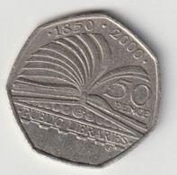 GREAT BRITAIN 2000: 50 Pence, Public Libraries, KM 1004 - 50 Pence