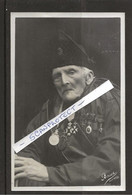 NIVELLES-ANCIEN COMBATTANT-1830-UNIFORME-DECOREE-DECORATIONS-CARTE-PHOTO-SIGNEE-HECTOR-BASSE-VOYEZ LES 2 SCANS ! ! ! - Nivelles