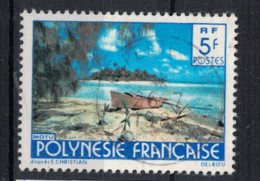 POLYNESIE FRANCAISE           N°  YVERT  136   OBLITERE     ( OB    06/ 37 ) - Gebraucht