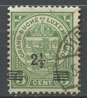 Luxembourg - Luxemburg 1916-24 Y&T N°110 - Michel N°107 (o) - 2,5cs5c Armoirie - 1907-24 Wapenschild