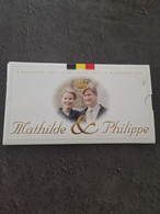 COFFRET 250 FRANCS ARGENT 1999 BE MATHILDE & PHILIPPE  BELGIQUE 15000 EX. / PROOF SET BELGIUM - 250 Francs