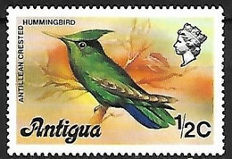 Antigua - MNH ** 1976 :  Antillean Crested Hummingbird  -  Orthorhyncus Cristatus - Kolibries