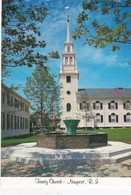 Trinity Church, Newport, Rhode Island USA - Postcard - Stamped 1995 - Newport