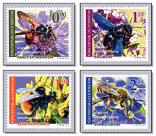 Liechtenstein 2022 Insekten Bienen Abeilles Bees MNH ** - Unused Stamps