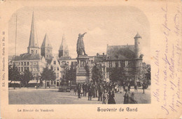 BELGIQUE - Souvenir De Gand - Le Marché Du Vendredi - Nels - Carte Postale Ancienne - Gruss Aus.../ Gruesse Aus...