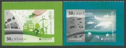 ICELAND/ ISLANDIA / ISLAND -  EUROPA 2016 -TEMA " ECOLOGIA - EL PENSAMIENTO VERDE - THINK GREEN".- SET Of 2. Type B - 2016