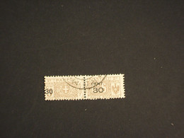 ITALIA REGNO - PACCHI POSTALI - 1923 STEMMA AQUILA 30su5 C. - TIMBRATO/USED - Paketmarken