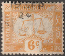 Hong Kong 1924 Y&T Taxe 4 Michel Taxe 4X. Voir Scans - Segnatasse