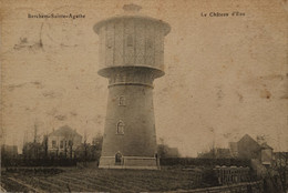 Berchem Sainte Agathe (Bruxelles) Le Chateau D' Eau 1921 Vlekkig - Vuil - Zonder Classificatie
