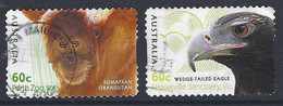 Australia U 2012 Zoo Animal's 2 Val Fu - Used Stamps