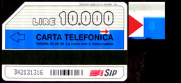 G 328 C&C 2408 SCHEDA TELEFONICA USATA INCURIOSIRE 10.000 L. 30.06.96 TES VARIANTE FALLA BIANCA - [3] Fehlliste