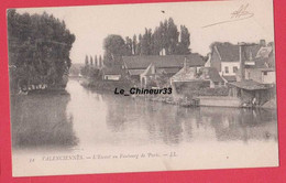 59 - VALENCIENNES--L'Escaut Au Faubourg De Paris---pionniere - Valenciennes