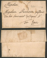 Précurseur - LAC Datée De Lowen (1763, Texte En Italien) + Obl Linéaire LOUVAIN, Port "4" > Yper (Ypres) - 1714-1794 (Paesi Bassi Austriaci)