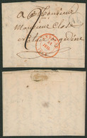 Précurseur - LAC + Cachet Dateur "Gedinne" (1834) + Boite Rurale Double Littera "AK" (Nafraiture) > Gedinne - 1830-1849 (Belgio Indipendente)