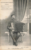 L'isle Jourdain * Accordéoniste Poitevin * Type Personnage Artiste Musicien Accordéon Instrument - L'Isle Jourdain